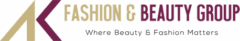 logo and tagline of AK Fashion & Beauty Group website